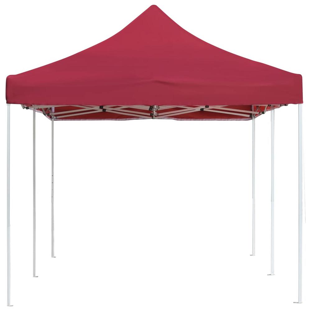 vidaXL Professional Folding Party Tent Aluminium 236.2"x118.1" Wine Red, 45504. Picture 6