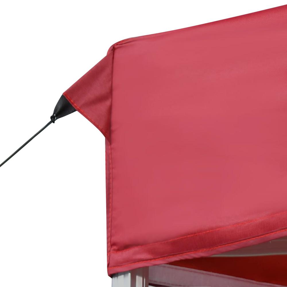 vidaXL Professional Folding Party Tent Aluminium 236.2"x118.1" Wine Red, 45504. Picture 7