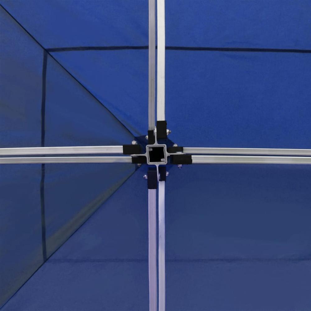 vidaXL Professional Folding Party Tent with Walls Aluminium 236.2"x118.1" Blue, 45507. Picture 2