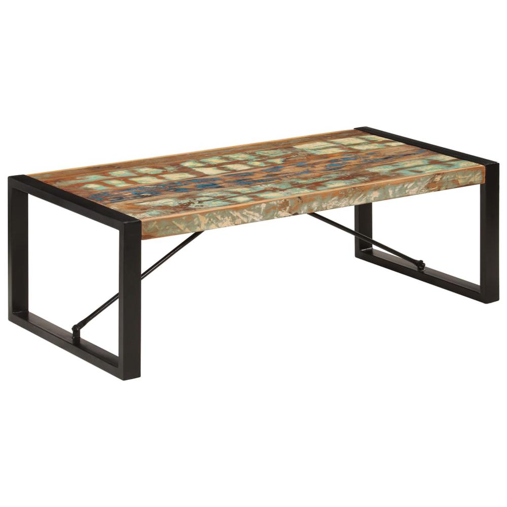vidaXL Coffee Table 47.2"x23.6"x15.7" Solid Reclaimed Wood, 247425. Picture 1