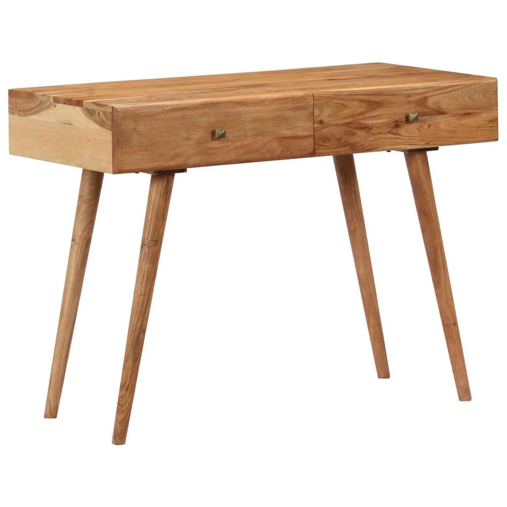vidaXL Desk 39.3"x20"x29.9" Solid Acacia Wood, 247685. Picture 1