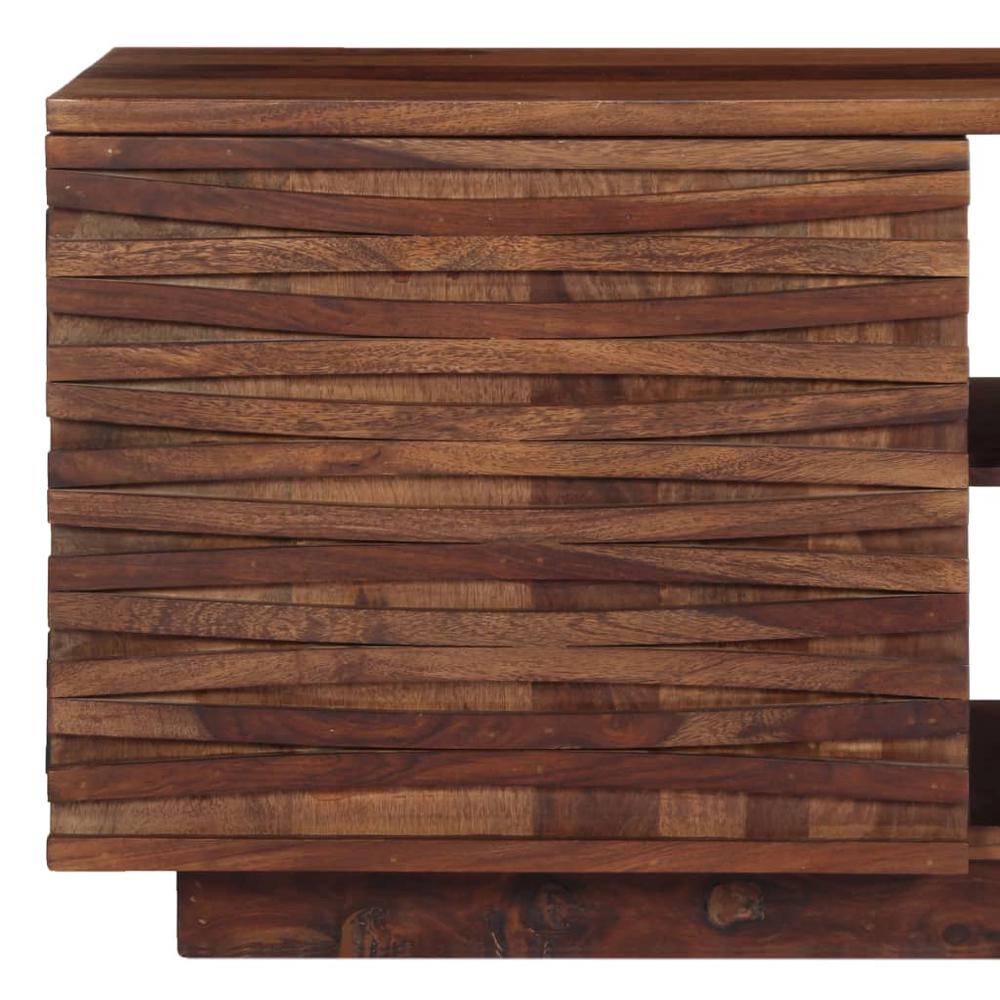 vidaXL TV Cabinet 47.2"x11.8"x15.7" Solid Sheesham Wood, 247701. Picture 7