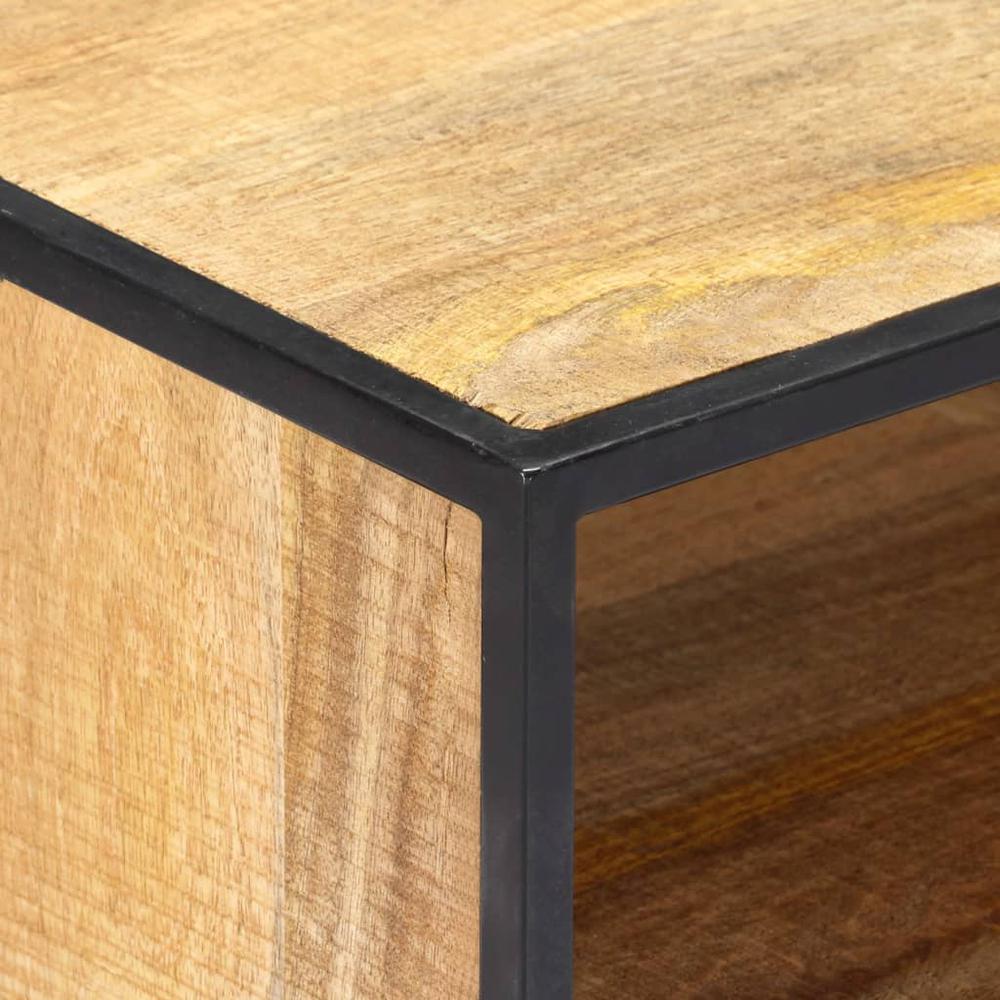 vidaXL TV Cabinet 47.2"x11.8"x17.7" Solid Mango Wood, 247742. Picture 2