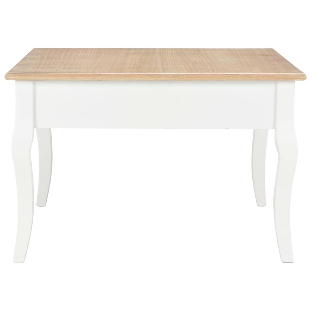 vidaXL Coffee Table White 31.5"x31.5"x19.7" Wood, 280061. Picture 4