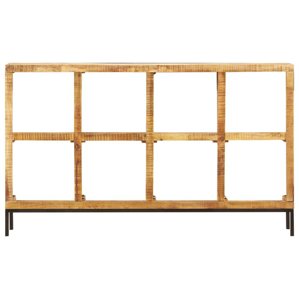 vidaXL Sideboard 63"x9.8"x37.4" Solid Mango Wood, 247967. Picture 2