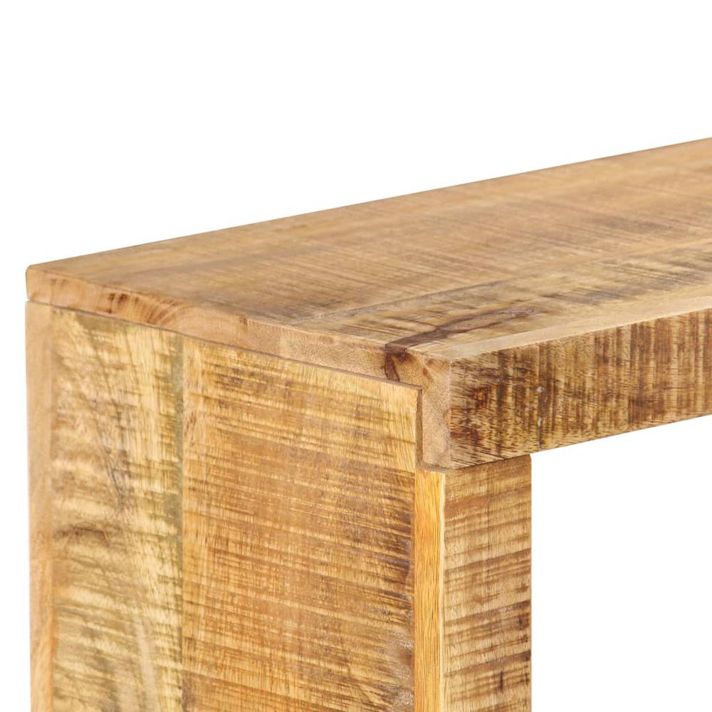 vidaXL Sideboard 63"x9.8"x37.4" Solid Mango Wood, 247967. Picture 3