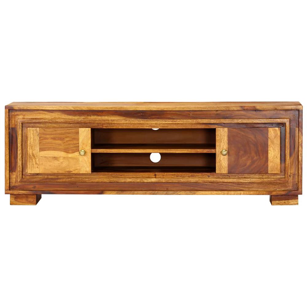 vidaXL TV Cabinet 46.5"x11.8"x15.7" Solid Sheesham Wood, 248000. Picture 5
