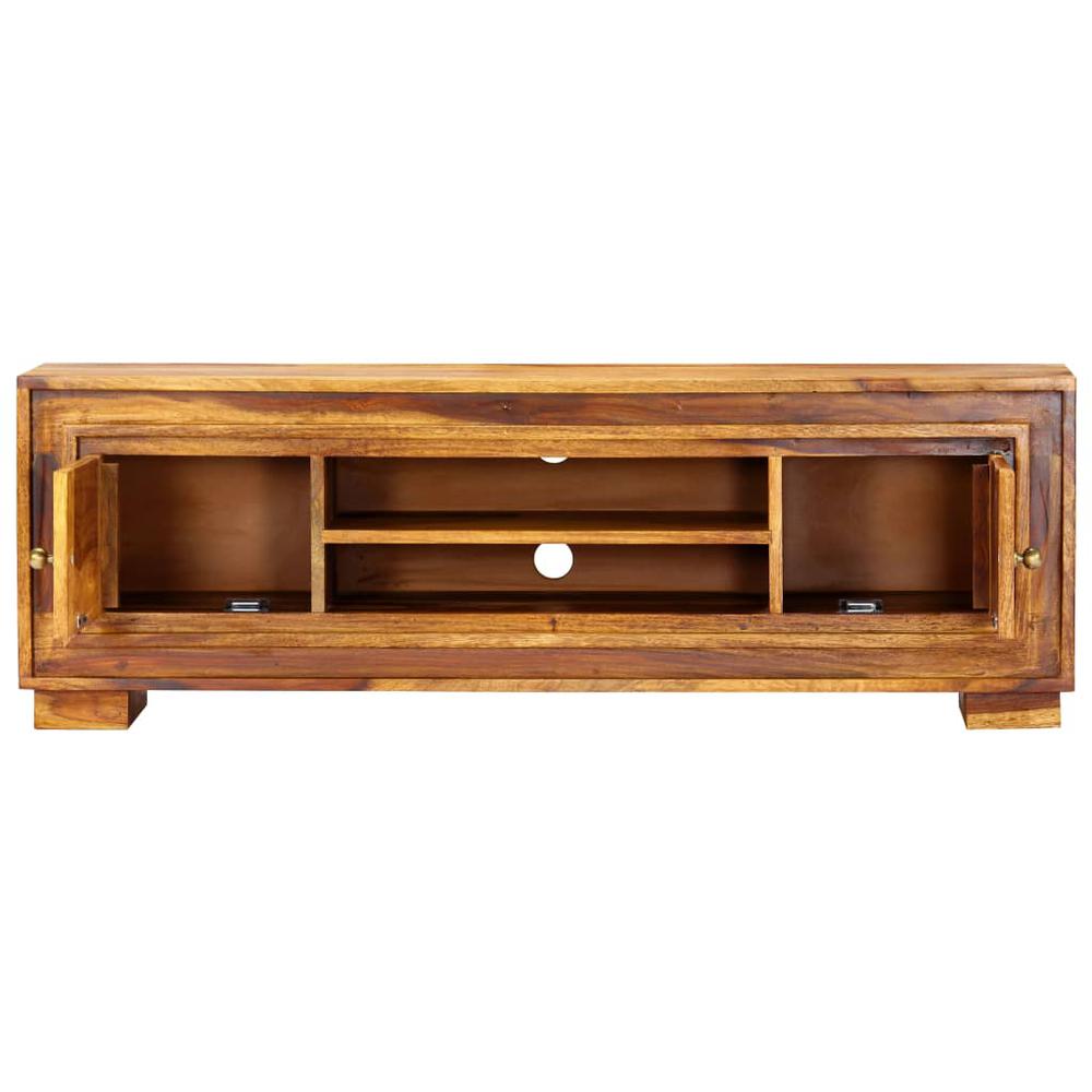 vidaXL TV Cabinet 46.5"x11.8"x15.7" Solid Sheesham Wood, 248000. Picture 6