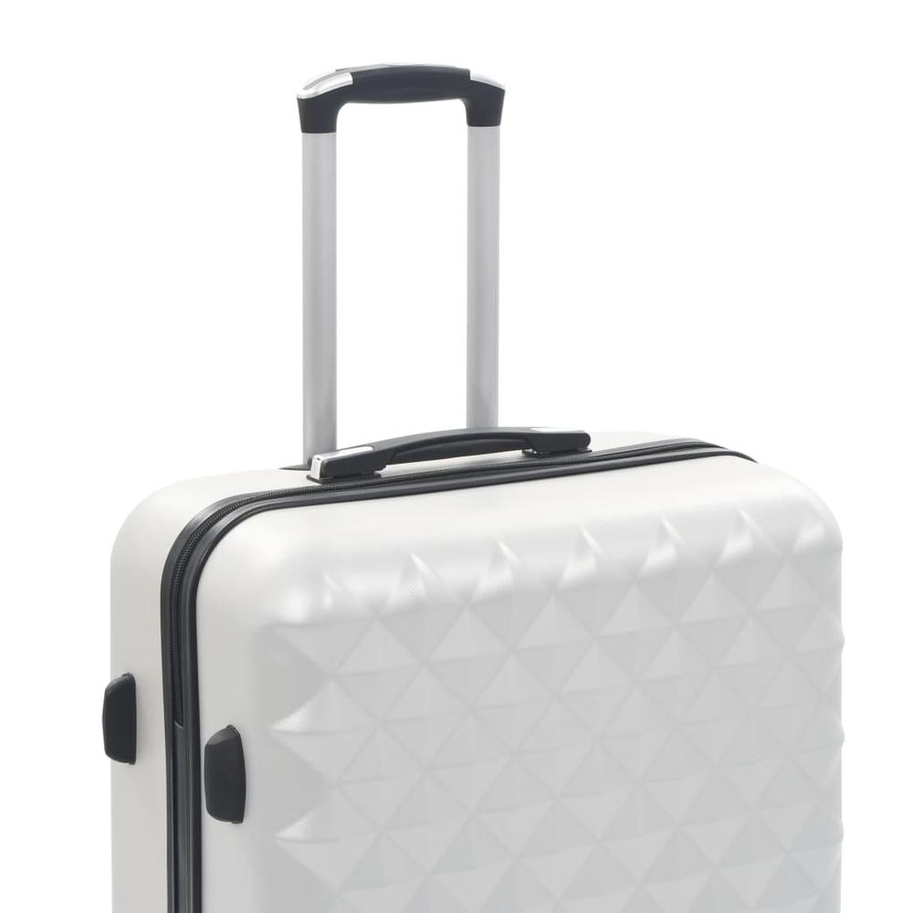 Hardcase Trolley Set 3 pcs Bright Silver ABS. Picture 6