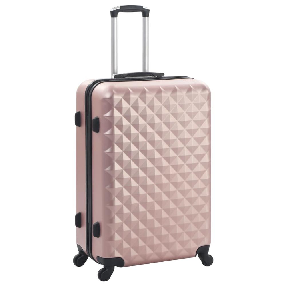 Hardcase Trolley Set 3 pcs Rose Gold ABS. Picture 1