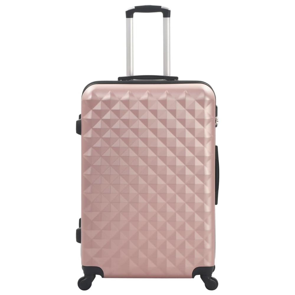 Hardcase Trolley Set 3 pcs Rose Gold ABS. Picture 2