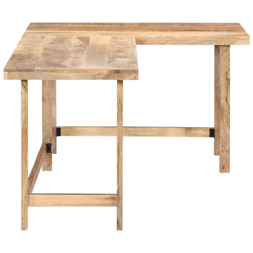 vidaXL Desk 71"x47.2"x30" Solid Mango Wood, 247905. Picture 3