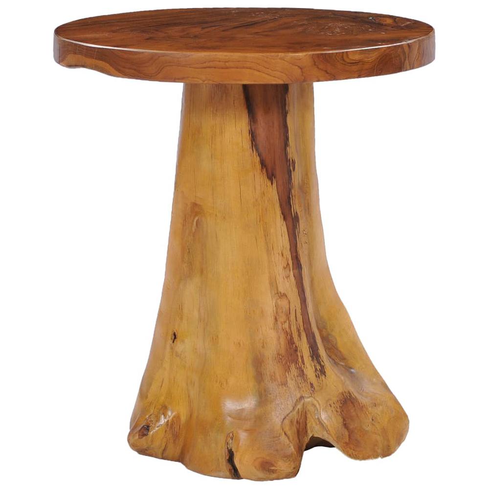 vidaXL Coffee Table 15.7"x15.7" Solid Teak Wood, 281653. Picture 1