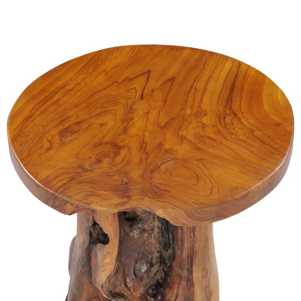 vidaXL Coffee Table 15.7"x15.7" Solid Teak Wood, 281653. Picture 3