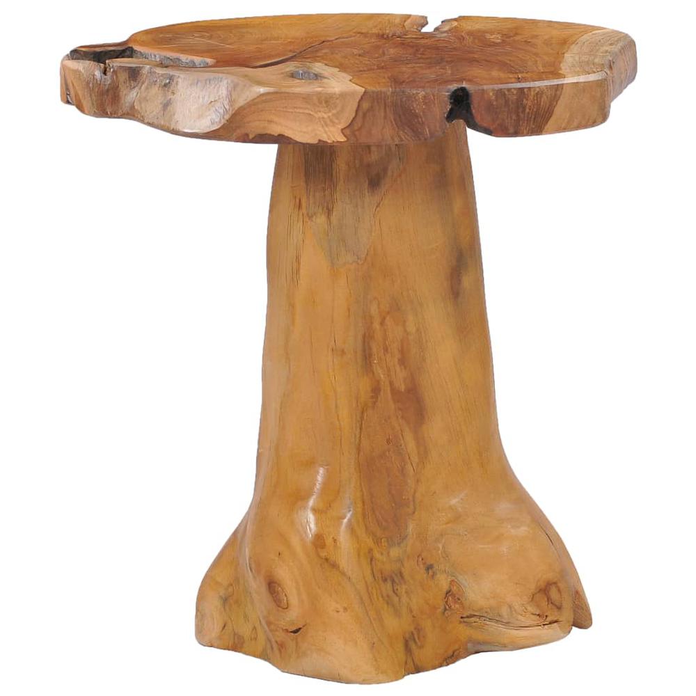 vidaXL Coffee Table 15.7"x15.7" Solid Teak Wood, 281653. Picture 6