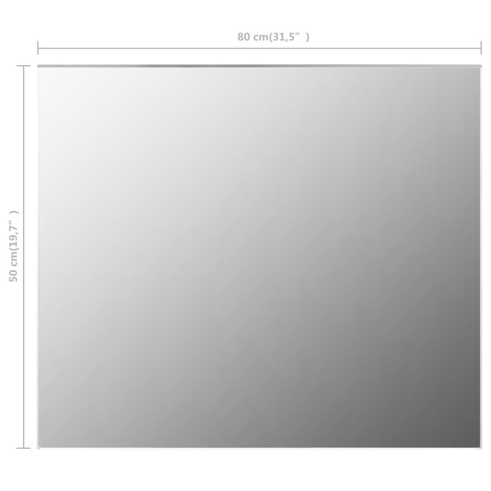 vidaXL Frameless Mirror 31.5"x23.6" Glass, 283646. Picture 7