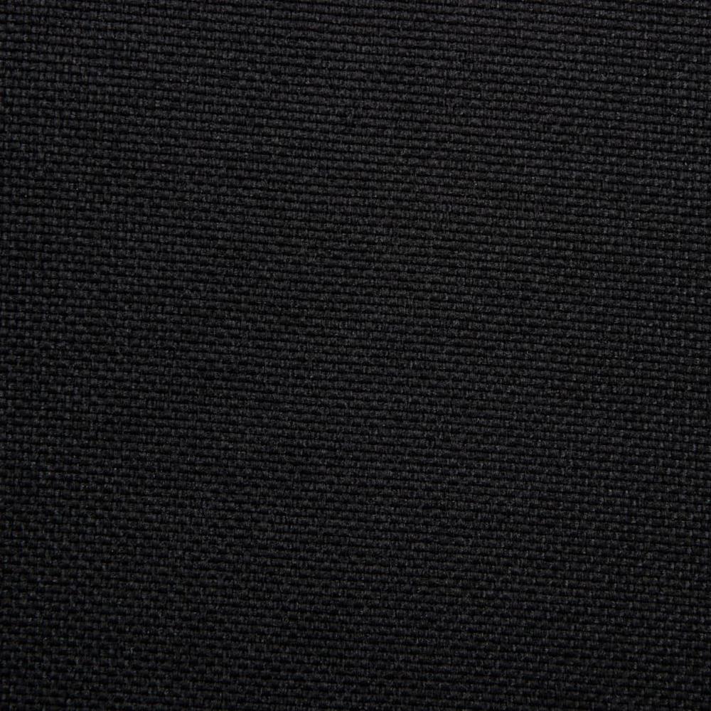 Swivel Dining Chair Black Fabric. Picture 6