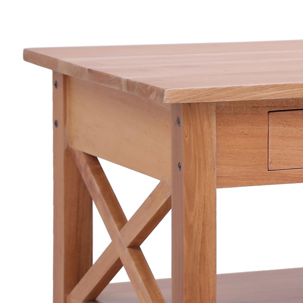 vidaXL Coffee Table 39.4"x21.7"x18.1" Solid Mahogany Wood, 283838. Picture 6