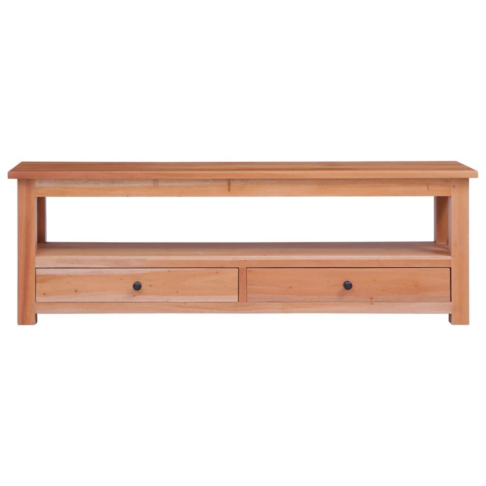 vidaXL TV Cabinet 47.2"x11.8"x15.8" Solid Mahogany Wood, 283840. Picture 3