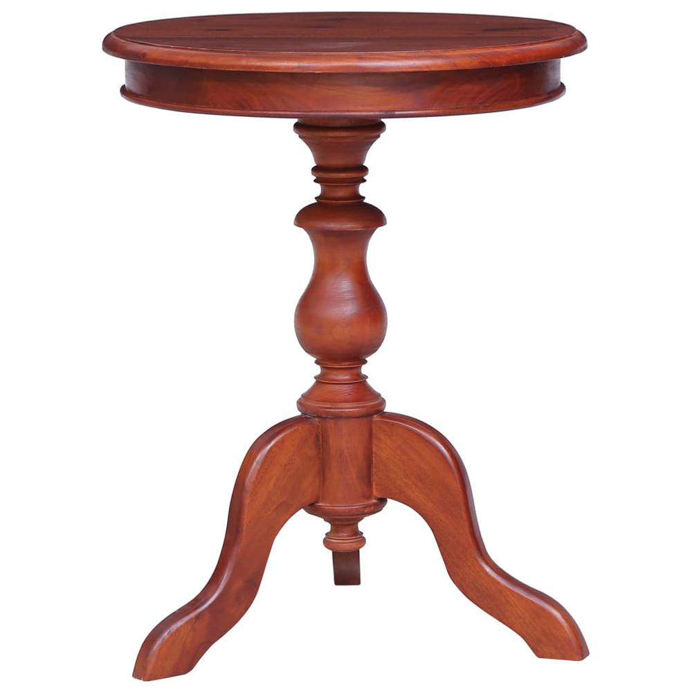 vidaXL Side Table Brown 19.7"x19.7"x25.6" Solid Mahogany Wood, 283845. Picture 1