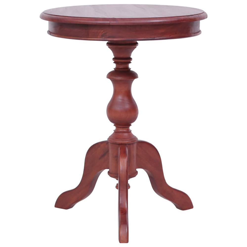 vidaXL Side Table Brown 19.7"x19.7"x25.6" Solid Mahogany Wood, 283845. Picture 2