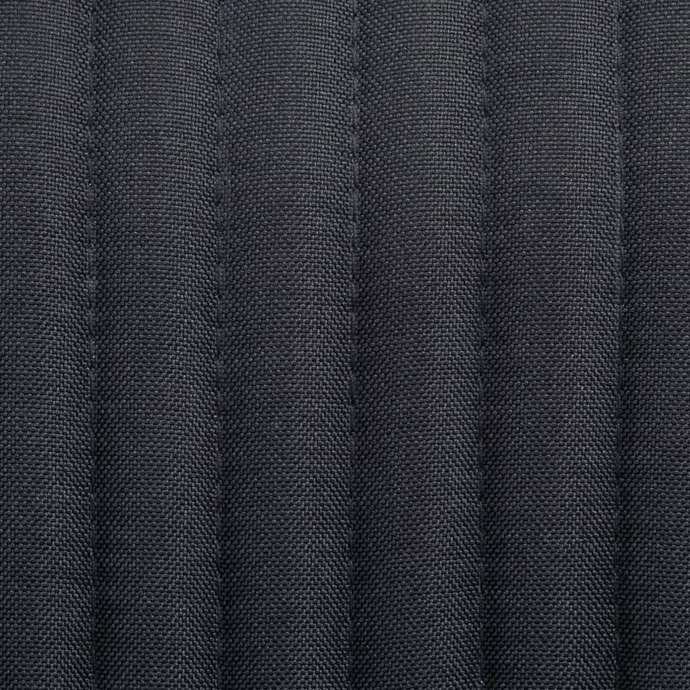 vidaXL Dining Chairs 2 pcs Black Fabric, 249813. Picture 2