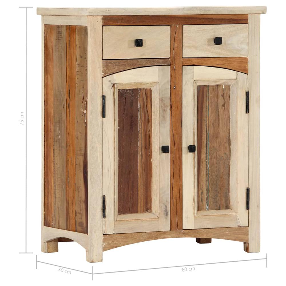 vidaXL Side Cabinet 23.6"x11.8"x29.9" Solid Reclaimed Wood, 282730. Picture 7