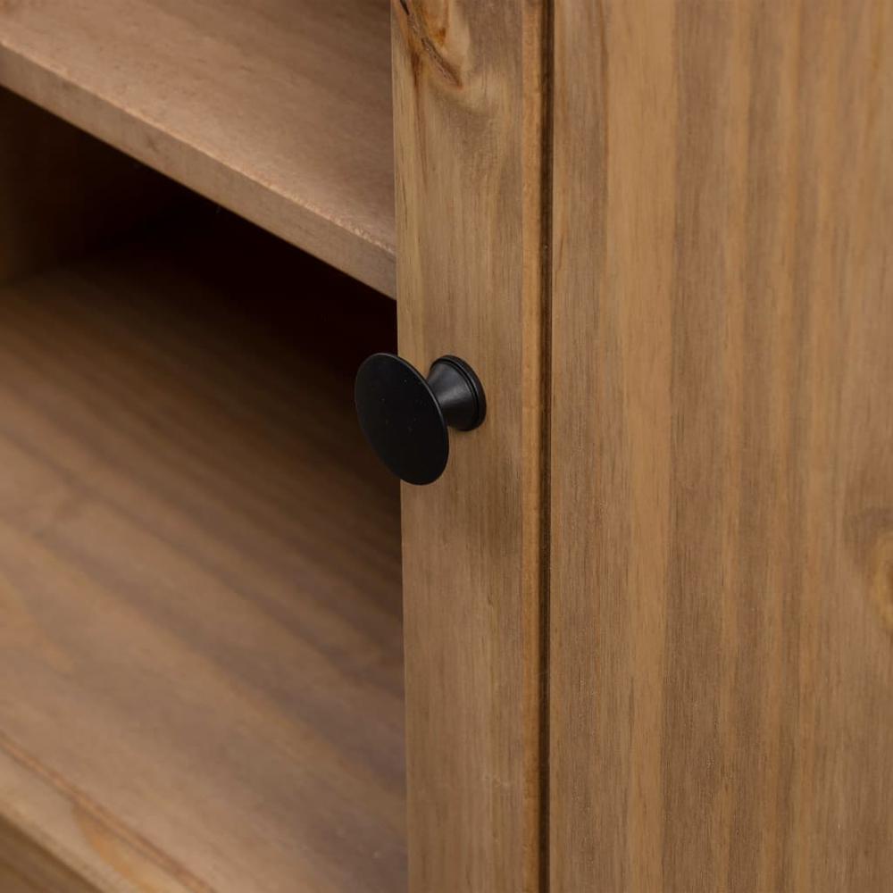 vidaXL TV Cabinet 47.2"x15.7"x19.7" Solid Pine Wood Panama Range, 282670. Picture 3