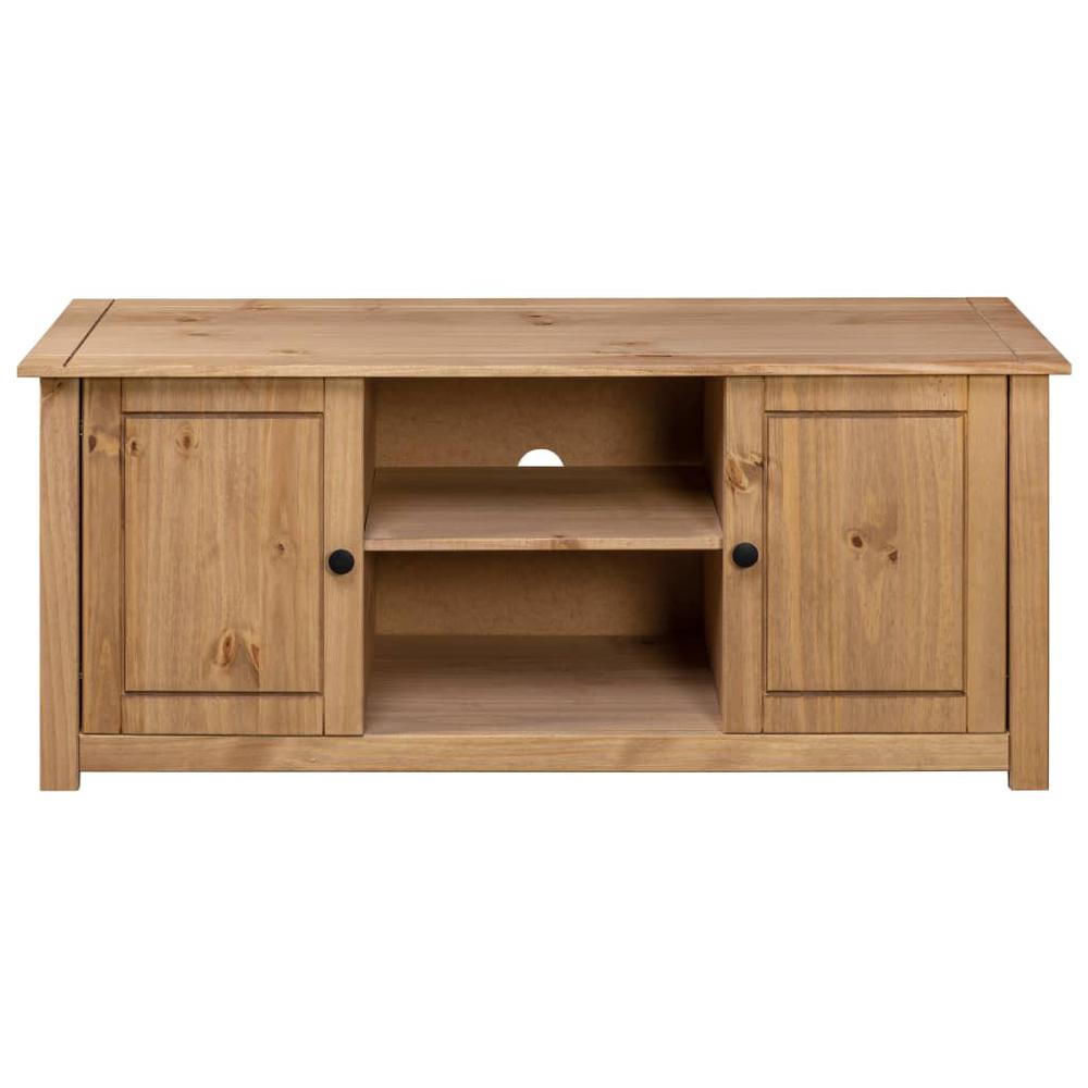 vidaXL TV Cabinet 47.2"x15.7"x19.7" Solid Pine Wood Panama Range, 282670. Picture 7