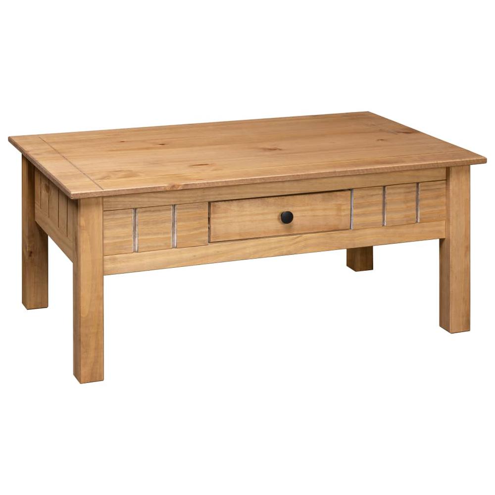 Coffee Table 39.4"x23.6"x17.7" Solid Pine Wood Panama Range. Picture 3