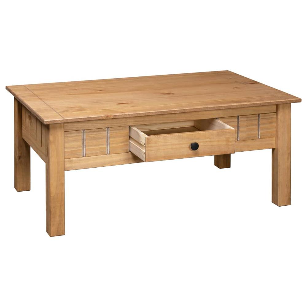 Coffee Table 39.4"x23.6"x17.7" Solid Pine Wood Panama Range. Picture 5