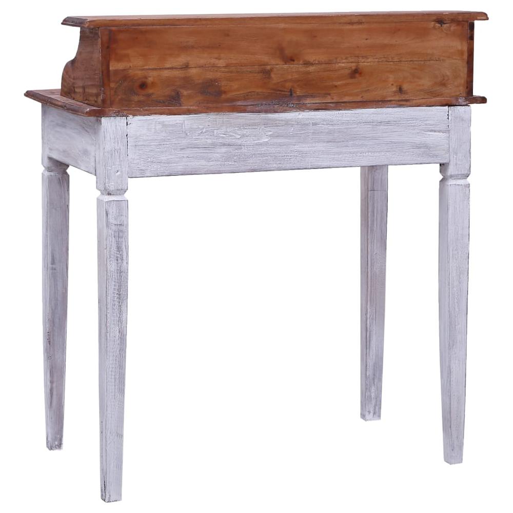 Writing Desk with Drawers 35.4"x19.7"x39.8" Solid Reclaimed Wood. Picture 4