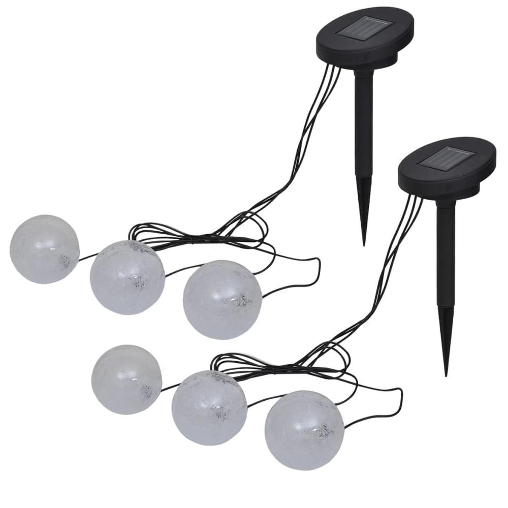 vidaXL Floating Lamps 6 pcs LED for Pond and Pool 7120. Picture 1