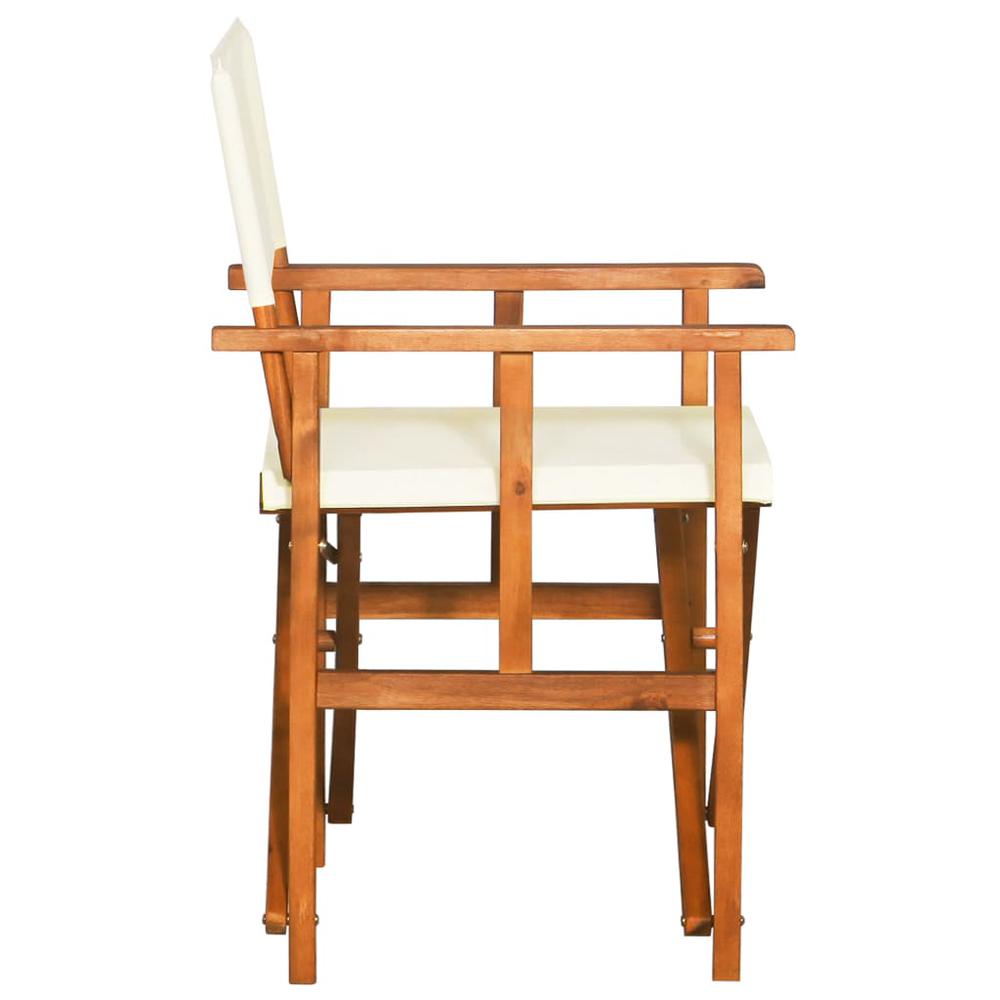 vidaXL Director's Chairs 2 pcs Solid Acacia Wood, 45946. Picture 4