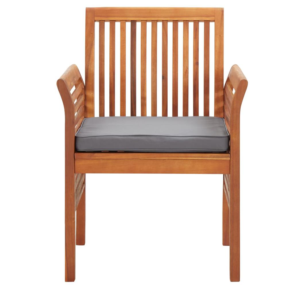 vidaXL Garden Dining Chair with Cushion Solid Acacia Wood 5969. Picture 2