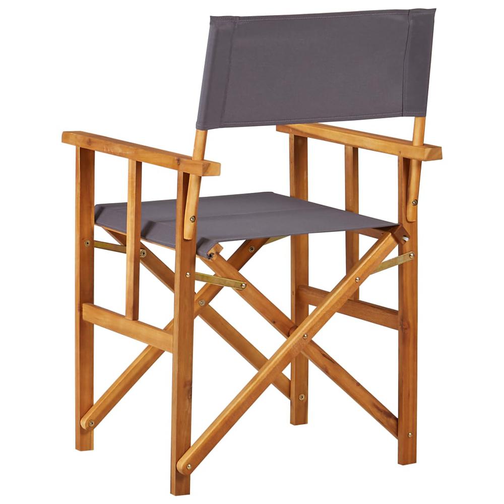 vidaXL Director's Chairs Solid Acacia Wood, 45951. Picture 4
