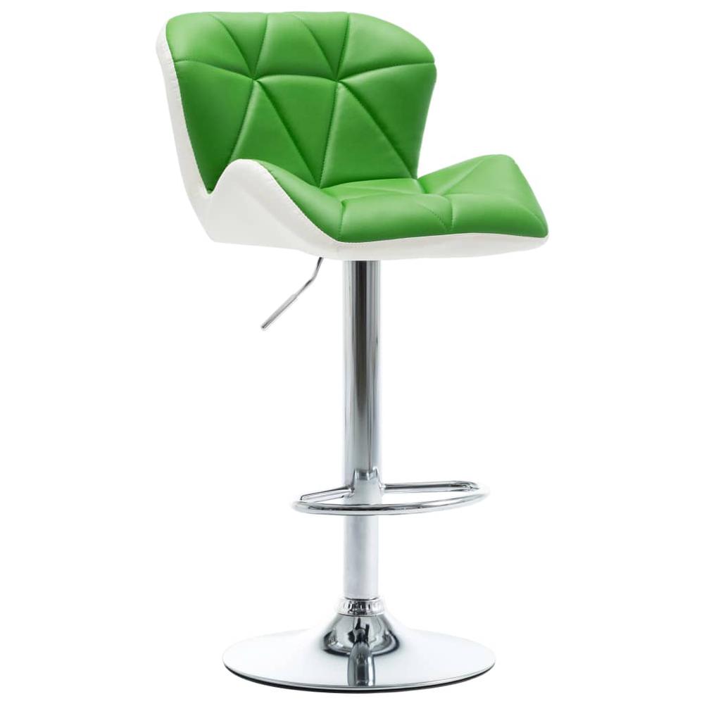 vidaXL Bar Stool Green Faux Leather, 249679. The main picture.