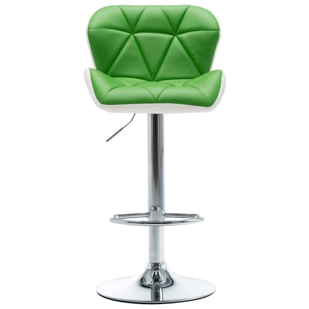 vidaXL Bar Stool Green Faux Leather, 249679. Picture 2