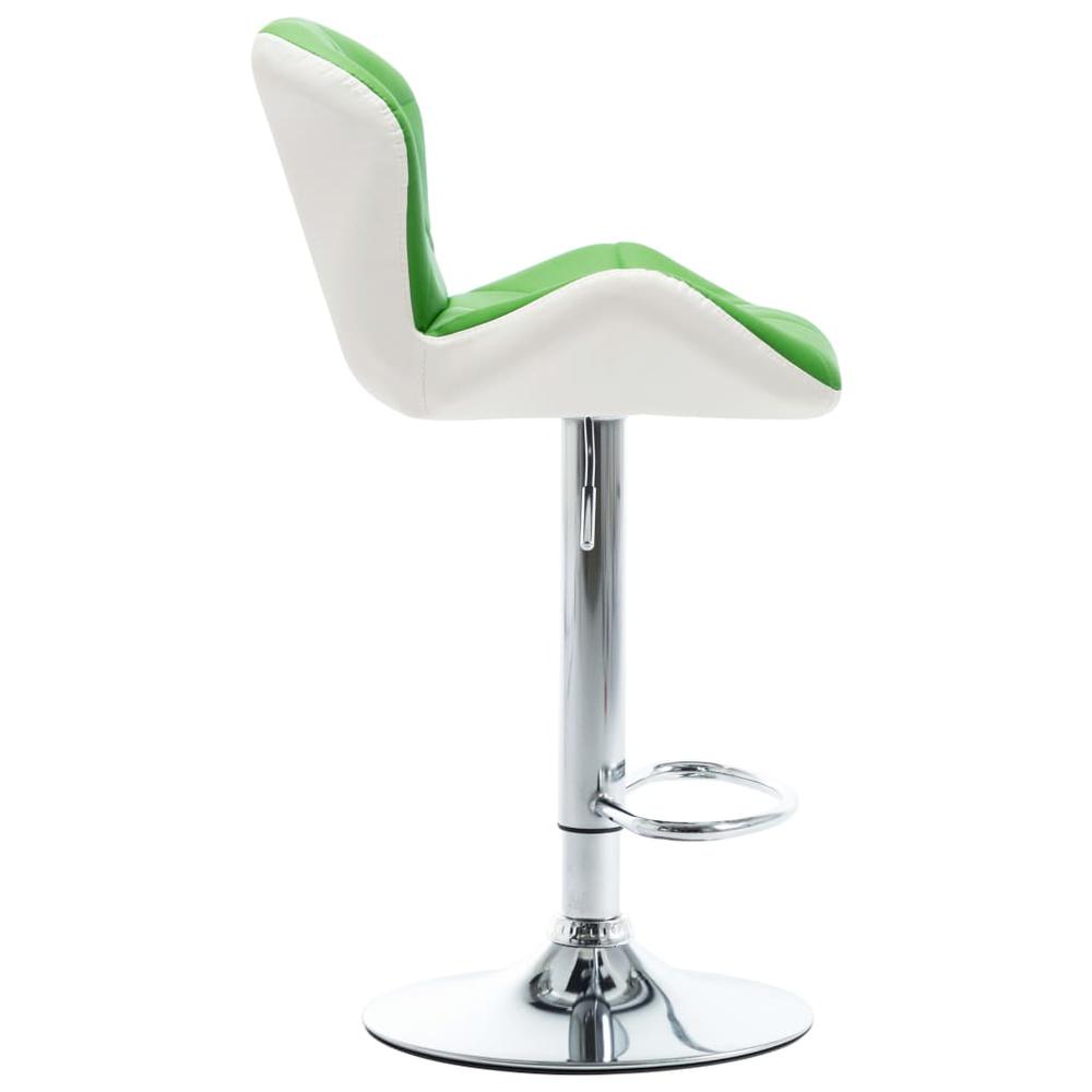vidaXL Bar Stool Green Faux Leather, 249679. Picture 3