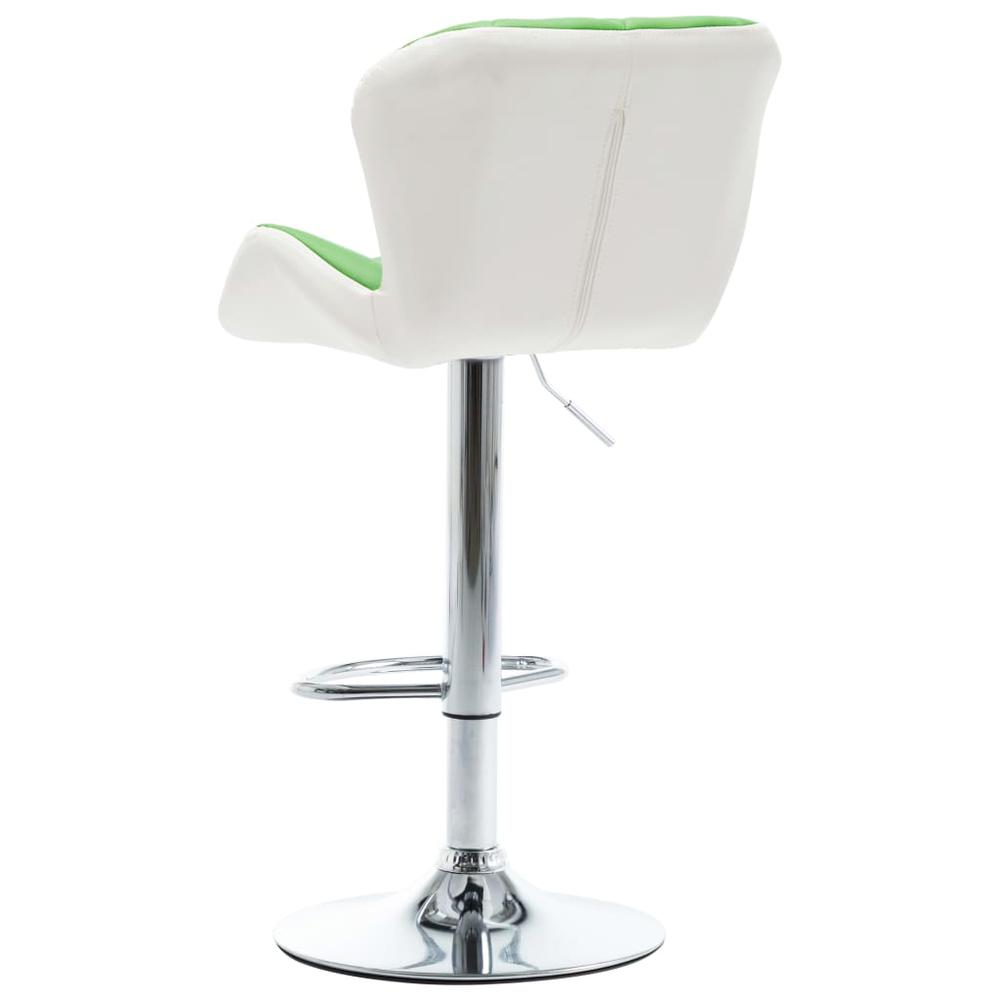 vidaXL Bar Stool Green Faux Leather, 249679. Picture 4