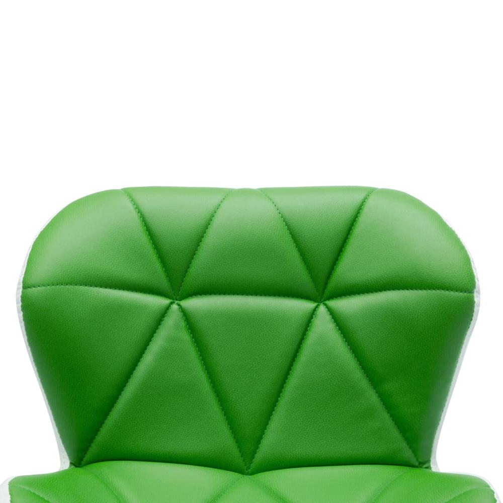vidaXL Bar Stool Green Faux Leather, 249679. Picture 5