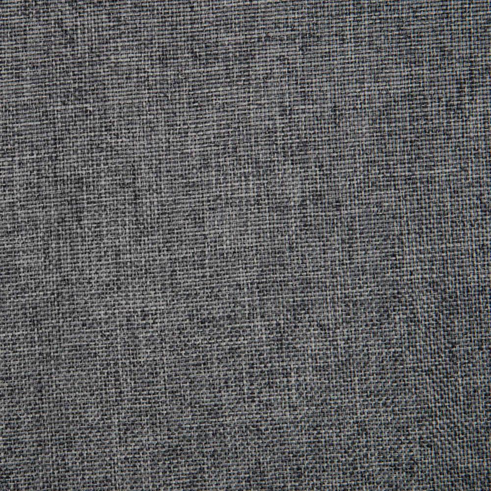 Swivel Office Chair Dark Gray Fabric. Picture 6