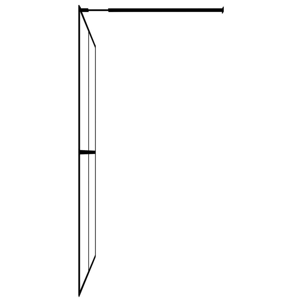 Walk-in Shower Screen Frosted Tempered Glass 35.4"x76.8". Picture 3