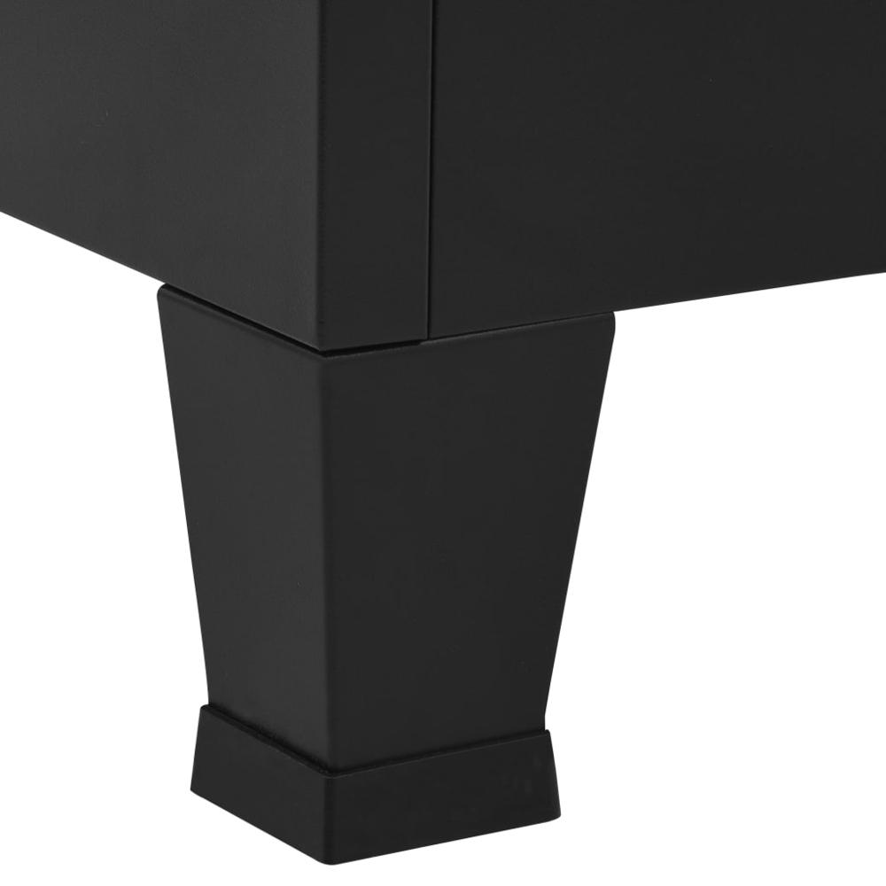 vidaXL Filing Cabinet Industrial Black 35.4"x15.7"x39.4" Steel, 145356. Picture 6