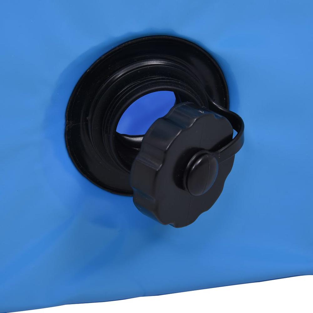 vidaXL Foldable Dog Swimming Pool Blue 63"x11.8" PVC, 170827. Picture 6