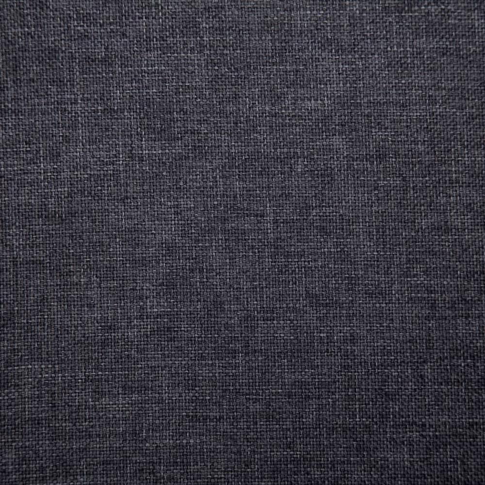 vidaXL Cube Armchair Dark Gray Fabric, 282261. Picture 4
