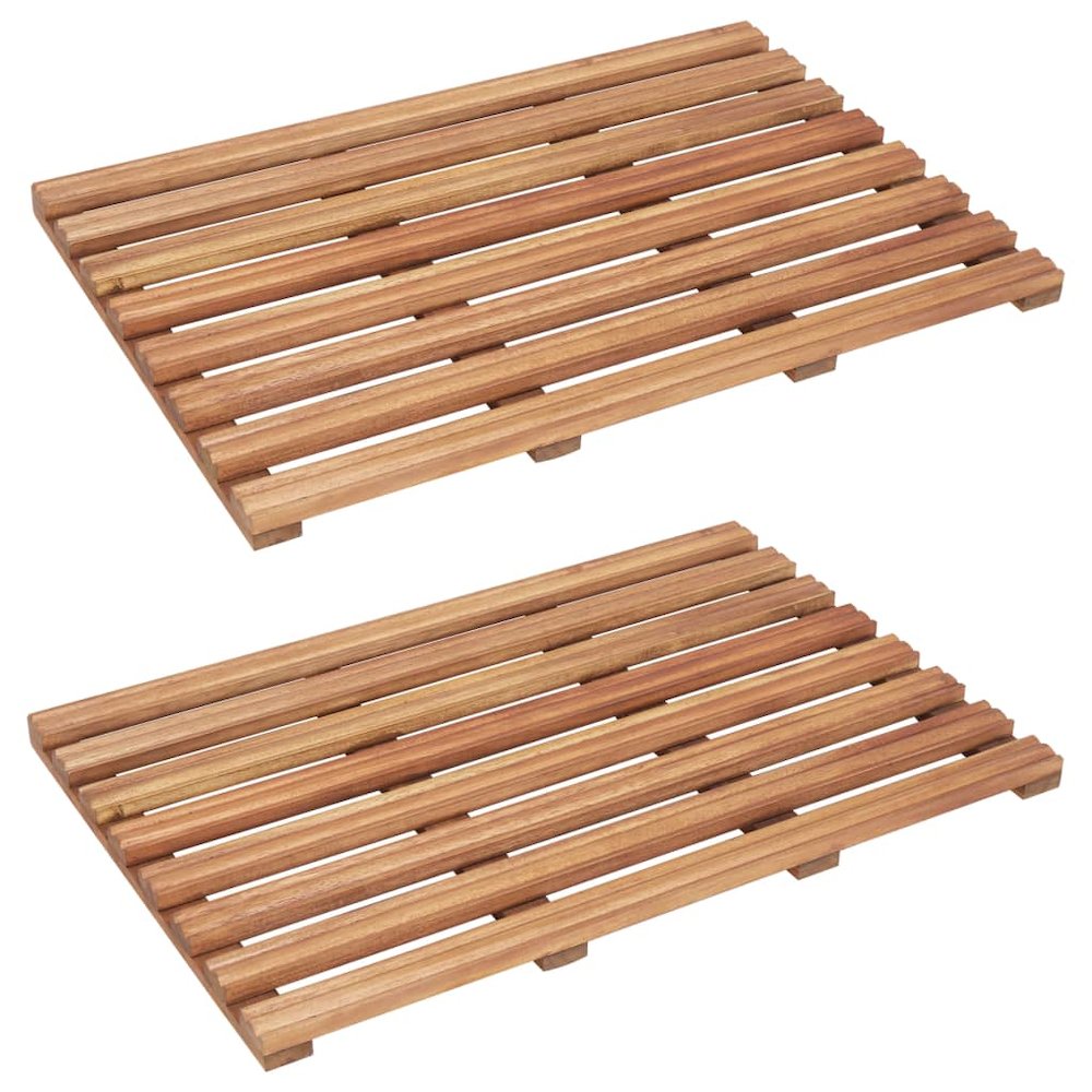 vidaXL Bath Mat Acacia Wood 31.5x19.7