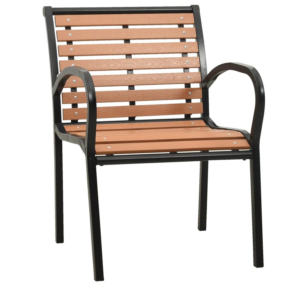 vidaXL Garden Chairs 2 pcs Wood, 47937. Picture 2