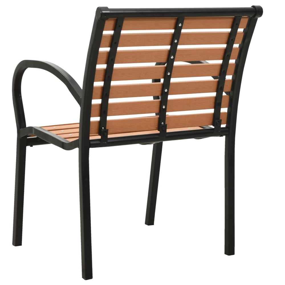 vidaXL Garden Chairs 2 pcs Wood, 47937. Picture 5