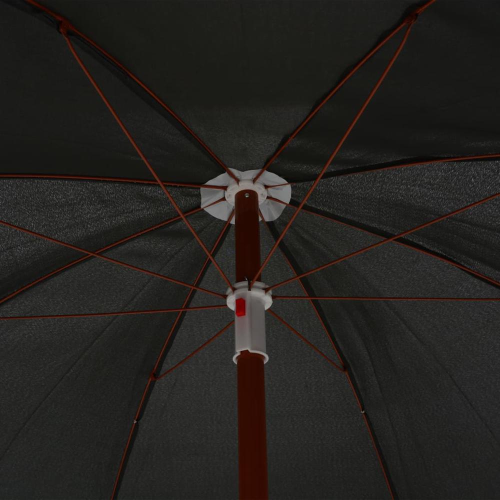 vidaXL Parasol with Steel Pole 70.9" Anthracite 7804. Picture 2